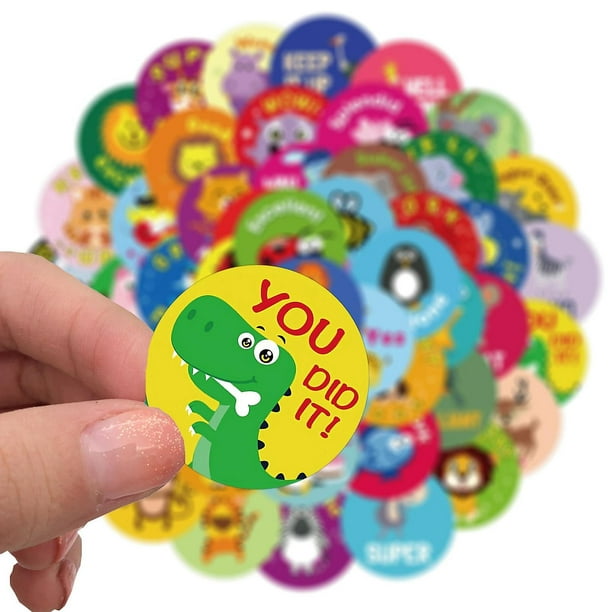 50 pegatinas de recompensa para niños Doodle Stickers Decor LingWen  9024715562296