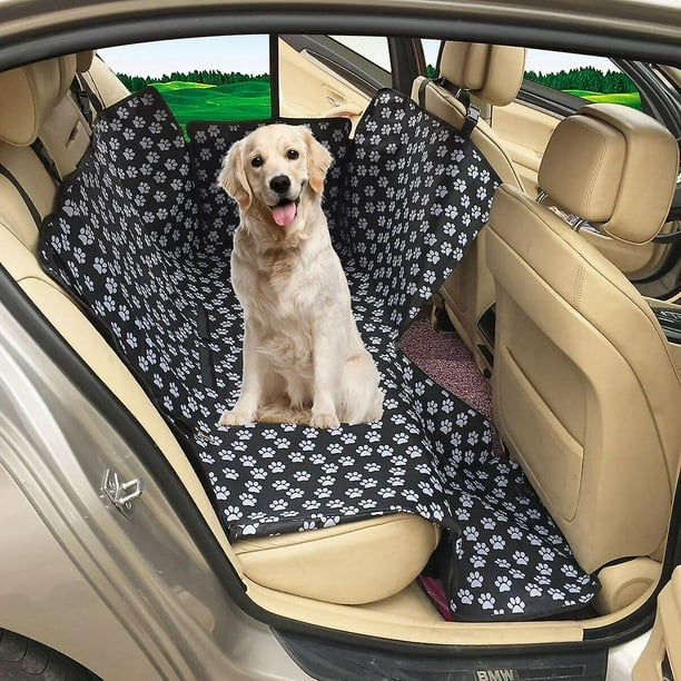 Funda protectora para asiento trasero de coche para perro