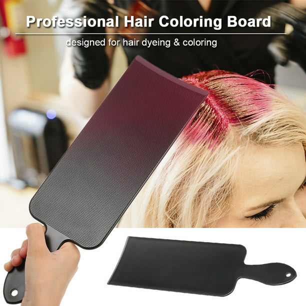 LALAFINA Kit de tinte para el cabello, accesorios para tabla de remo, 1  juego de tabla de resaltado de cabello y kit de pincel, tabla de color de