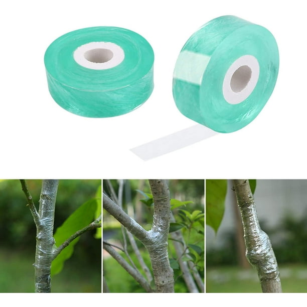 Cinta de injerto, 2 cintas de injerto de 100 m, cinta de injerto elástica  autoadhesiva biodegradable para guardería, cinta de injerto adhesiva Rojo  Verde