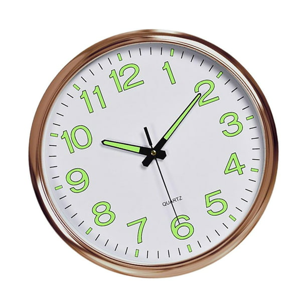 Reloj de pared metal Vidrio 30.5cm Día