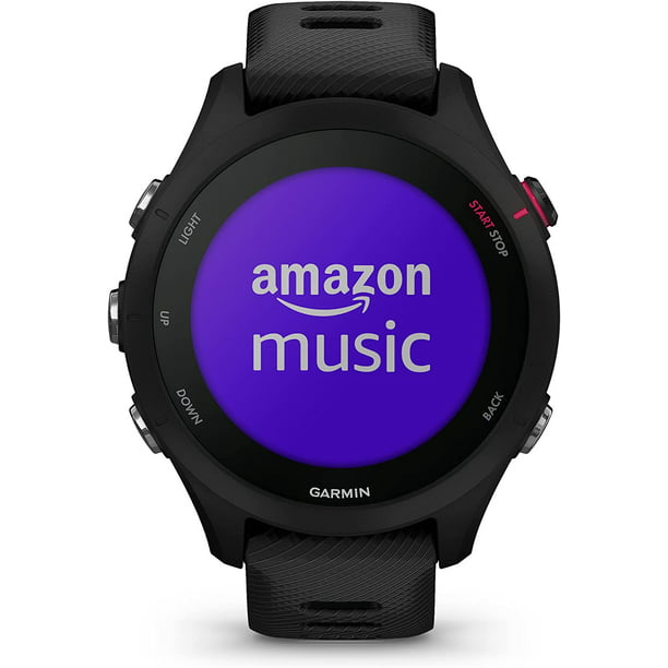 Garmin Forerunner 255S Music, reloj inteligente para correr con GPS más  pequeño con música, información avanzada, batería de larga duración, negro  con