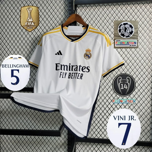 Camiseta De Fútbol Real Madrid 2023 2024 Local VINI JR BELLINGHAM huang jie