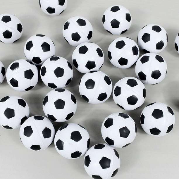 Mini pelota deportiva de 2.5 pulgadas, 12 bolas antiestrés para niños y  adultos, conjunto de recuerdos de fiesta, regalos de fiesta de fútbol para
