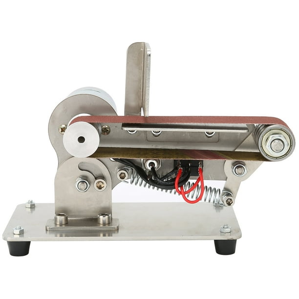  LeTkingok Máquina de cinturón eléctrico de mano de 110 V, pequeña  lijadora multifuncional para carpintería, 6000-12000 rpm, mini máquina  pulidora de bricolaje (juego B) : Todo lo demás