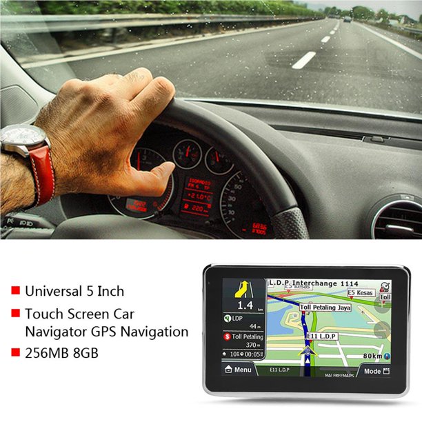 Navegador De Coche Con Pantalla Táctil Universal De 5 Pulgadas, Navegación  Gps, 256 Mb, 8 Gb, Mp3, F Moyic VI003381-00