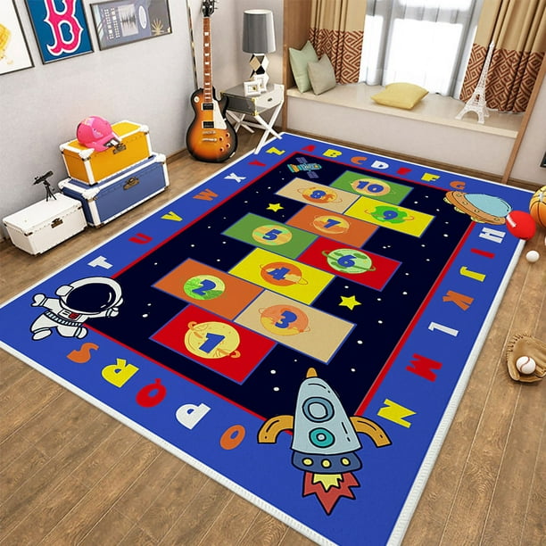Alfombra de dormitorio infantil de 31 a 47 pulgadas, alfombra creativa para  sala de juegos, alfombra creativa de diversión en el aeropuerto, alfombra