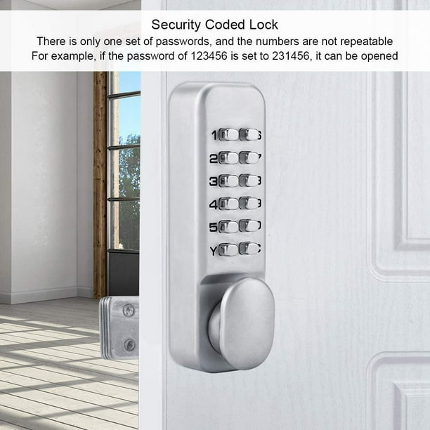 Cerradura de puerta con código de aleación de zinc Cerradura de