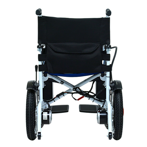 Silla de ruedas eléctrica ligera plegable y de viaje, silla de ruedas  eléctrica plegable y segura para viajes de aviación, silla de ruedas  eléctrica