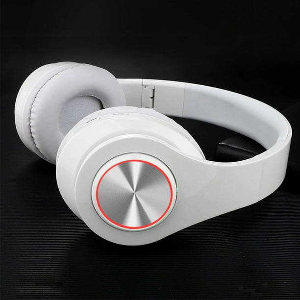 Auriculares Bluetooth Auriculares inalámbricos sobre la oreja con  micrófono, auriculares inalámbricos estéreo plegables y ligeros para  viajes, trabajo, TV, PC, teléfono móvil
