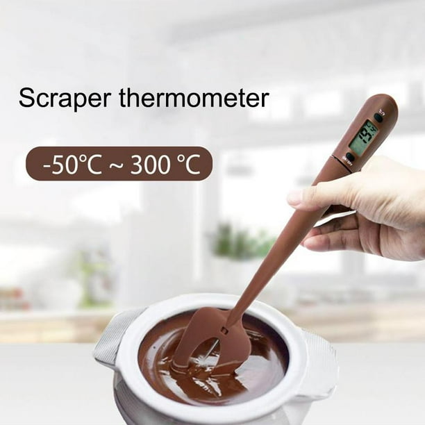 Termómetro de barbacoa de carne de cocina Termómetro de termómetro Digital  de espátula lectura insta Magideal Termómetro de barbacoa de carne de cocina