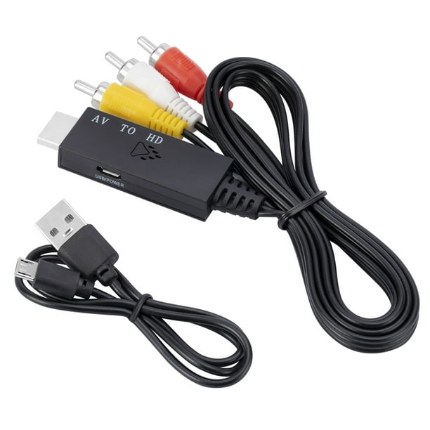 Cable Adaptador Cable adaptador HDMI compatible a RCA AV Cable