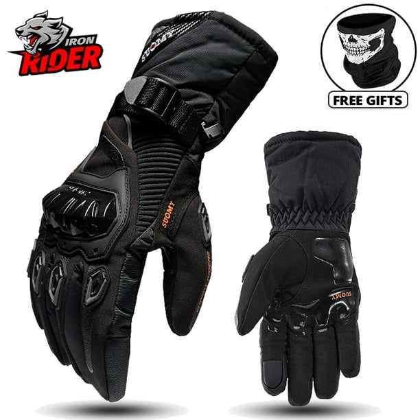 SUOMY Winter Warm Motorcycle Gloves Windproof Luvas Moto Motocross Gloves  Men Women Touch Screen Motorbike Riding Guantes M-XXL