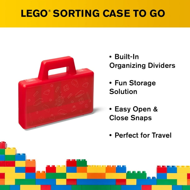 LEGO 40870001 Sorting Case to Go, Red LEGO 