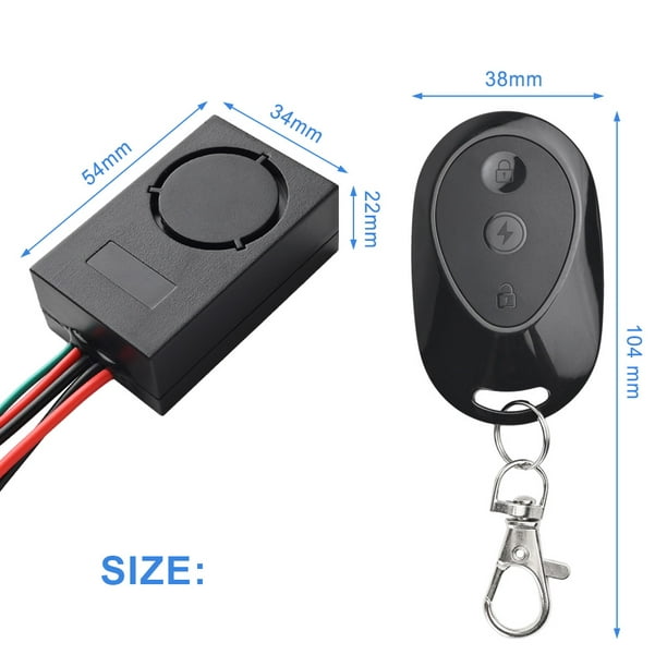 Alarma Alarma de seguridad antirrobo para patinete eléctrico, alarma  antipérdida de 115dB, Compatible con patinete eléctrico Xiaomi 1S/M365/PRO