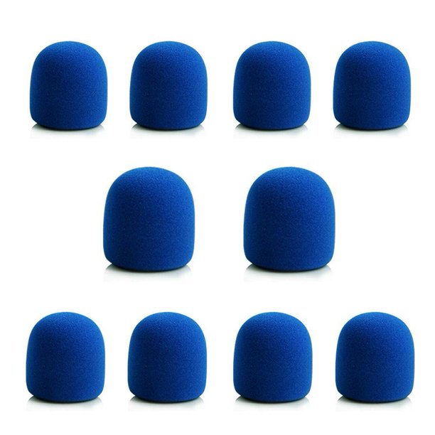 Tapa De Micrófono 10 tapas protectoras de espuma para parabrisas de  micrófono (azul) Tmvgtek Para Estrenar