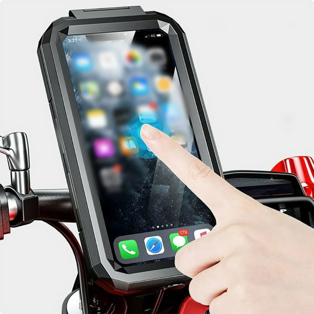 Soporte de teléfono para motocicleta, espejo retrovisor para motocicleta,  soporte para teléfono celular