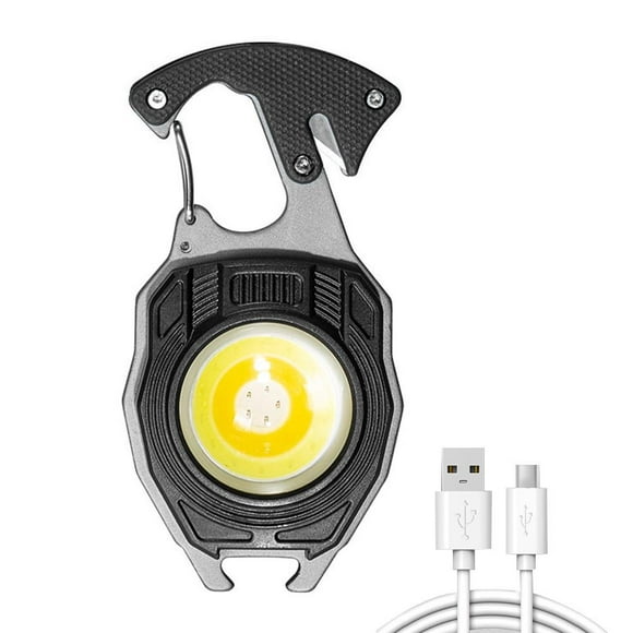 3 gears key lights portable cob work lights impermeable para viajar negro