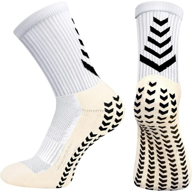 2 pares de calcetines deportivos antideslizantes calcetines de fútbol  transpirables para hombre calcetines deportivos de compresión antiampolla  senderismo, senderismo, baloncesto JM