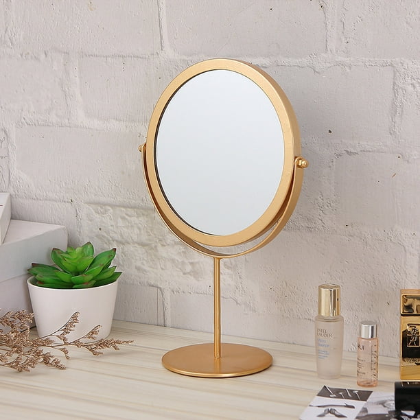  Espejo redondo LED, espejo circular dorado, espejo de tocador, espejo  de entrada, espejo de tocador iluminado, espejo bohemio, espejos de pared  para sala de estar, espejo con luces para maquillaje (color