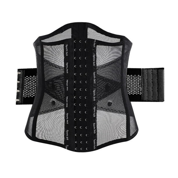 Faja moldeadora de cintura para mujer, cinturón moldeador duradero para  correr, gimnasio, Fitness Negro S Yuyangstore Cinturón de entrenamiento de