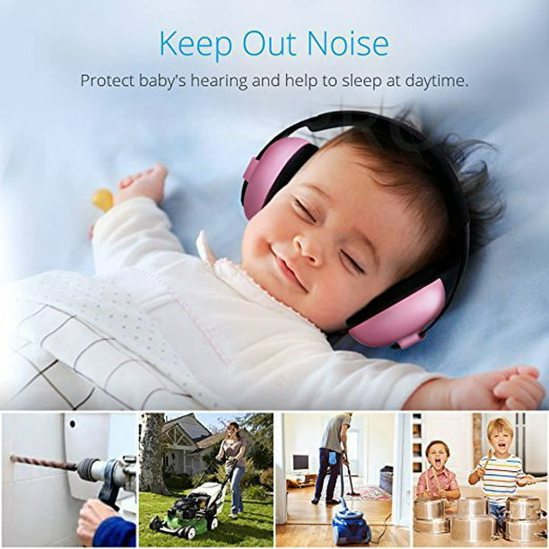Auriculares con cancelación de ruido para bebés, camilla para dormir para  niños, orejeras para bebés JAMW Sencillez