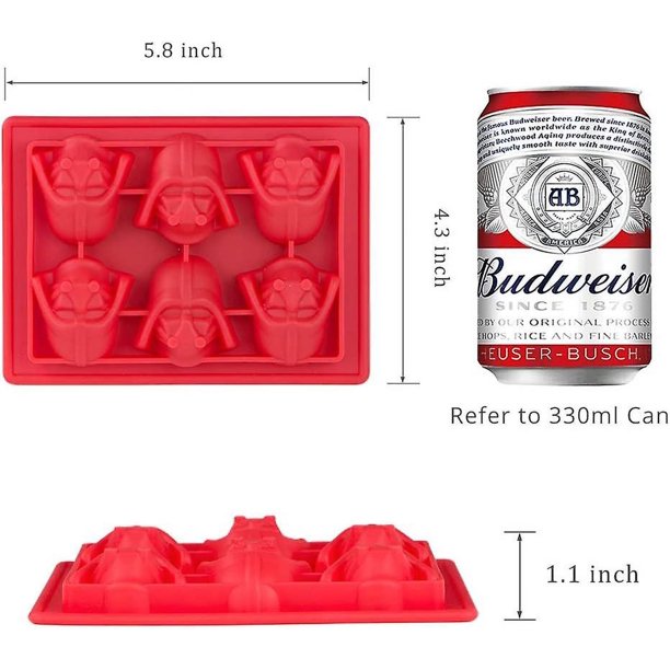 D2-molde de silicona para cubitos de hielo, herramienta portátil