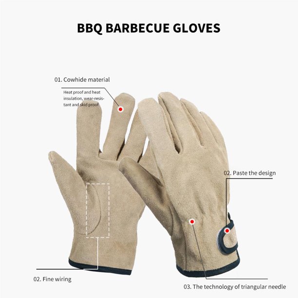 Guantes Barbacoa Aislamiento Térmico