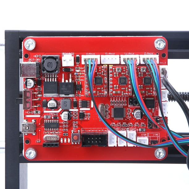 Grabador láser S9, máquina de corte de grabado láser CNC de alta precisión  de 90 W, cortador láser de alta energía para madera de 0.591 in, punto  comprimido ultrafino de 0.002 in