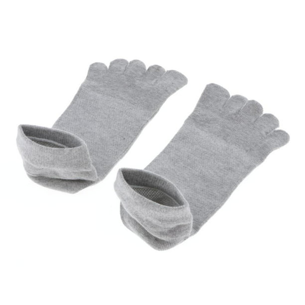 Calcetines Deportivos de Tobillo de Dedos Separados de Transpirable par  Gris claro Sunnimix Calcetines de malla de algodón