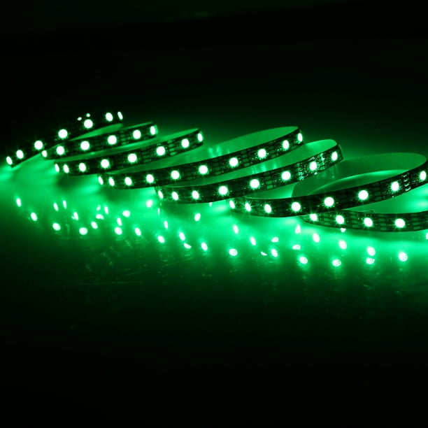Tira Flexible de luces LED RGB para decoración del hogar, cinta de diodos  de neón de colores para habitación, jardín, pared, ambiente, coche,  retroiluminación, 3528/5050 BANYUO