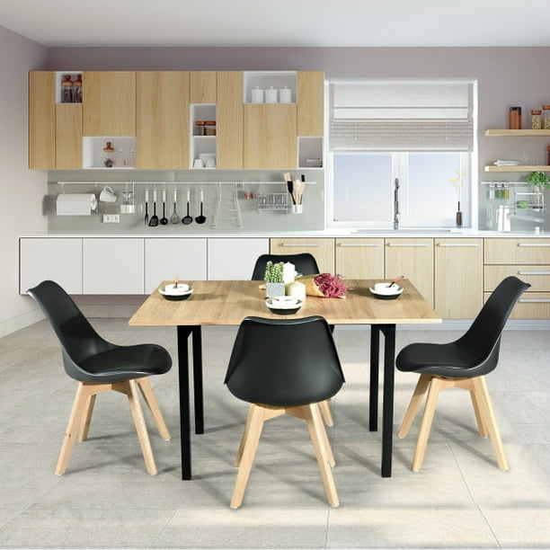 Mesa de comedor de cocina, mesa de comedor plegable que ahorra espacio  (color : B, tamaño: 23.6 x 23.6 x 19.7 in)