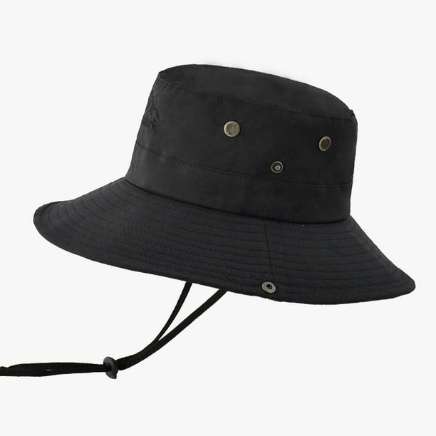 Sombreros para hombre sombrero de sol para mujer, sombrero de cubo de ala  grande de verano, protección solar para montañismo al aire libre, pesca,  Sombreros de Panamá