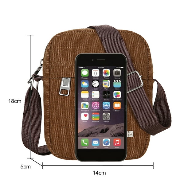 Bolso bandolera pequeño para hombre para teléfono celular, mini bolso  cruzado de hombro para hombres