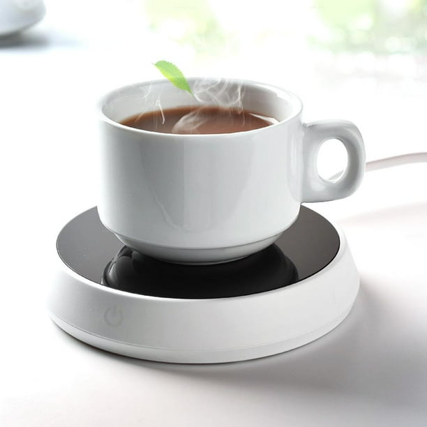 Calentador de tazas de café para oficina en casa, almohadilla de  calentamiento de agua de té con leche, apagado automático, taza  termostática