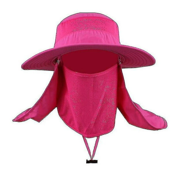 Sombrero de pesca con máscara para hombre y mujer, gorra de ala