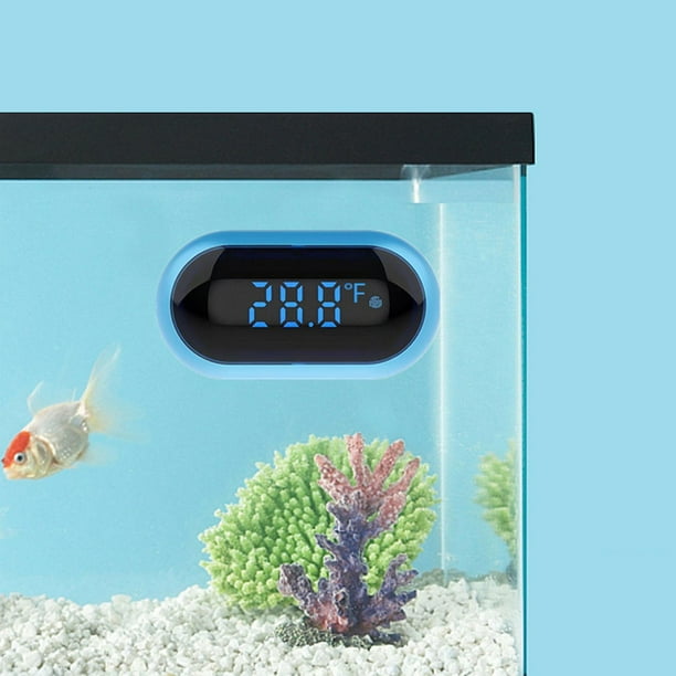 Termómetro de acuario, termómetro de agua para , medición de temperatura  del terrario para , anfibios, agua de salada dulce Zulema termómetro digital