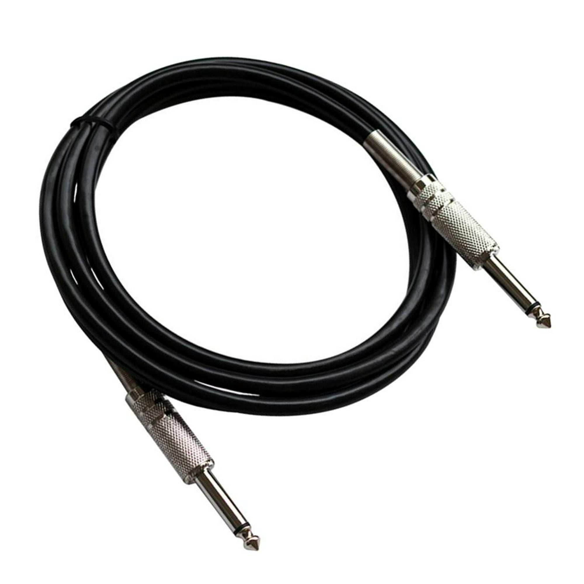 Cables de guitarra (paquete de 4), cable de instrumento de 20 AWG,  conductor de parche para guitarra eléctrica o acústica, bajo,  amplificadores