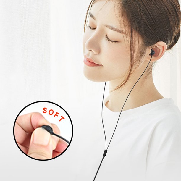 Auriculares intrauditivos de silicona suave para dormir, cascos