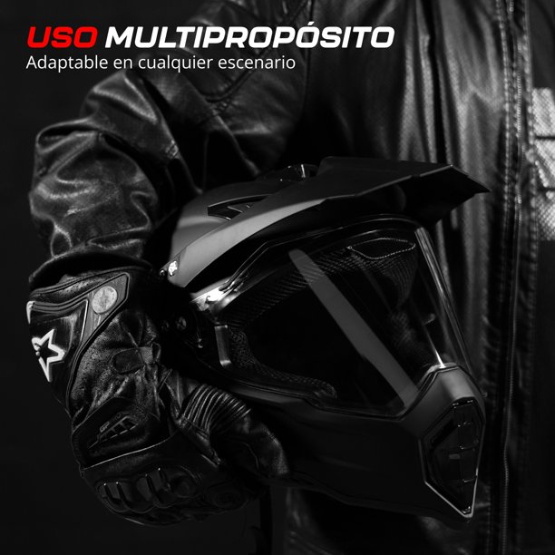 off Road Full Face Helmet Matte Negro Blanco Casco Moto Casco PARA Motocross  - China Moto Casco PARA Motocross, Casco Abierto
