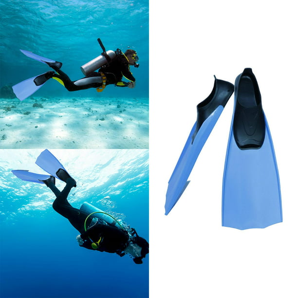 Aletas Buceo Snorkel Hydro-Pro Endura Azul Chicas