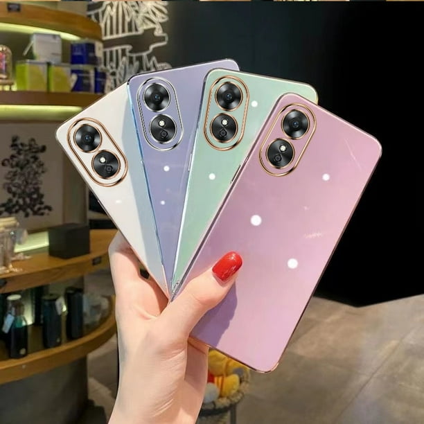 Funda De Lujo Brillante Para Teléfono OPPO A17 A17K A12 A12E A16 A15 A35 A8  A31 A57 A5 A3S A5S A7 A5 Gao Jiahui unisex