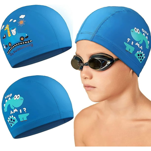 Comprar Gorro de natación Impermeable, cabeza cómoda, respetuoso con el  medio ambiente, piscina de verano para niños