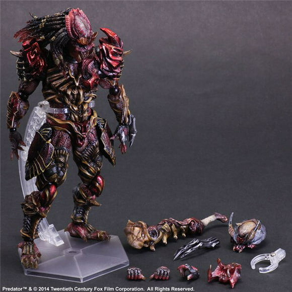 figuras de acción juguete 28cm alien vs predator scarcon caja al por menor zhangmengya unisex