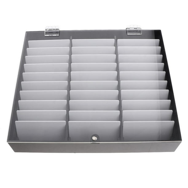 Caja organizadora multiusos con separadores, 10 compartimentos, plástico,  almacenaje de tornillos, tuercas, accesori