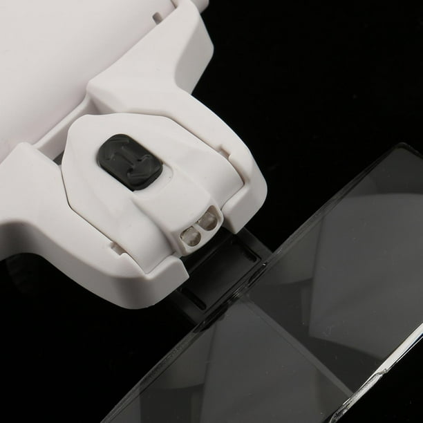15X lupa LED lámpara luz aumento blanco lente escritorio mesa reparación  herramienta