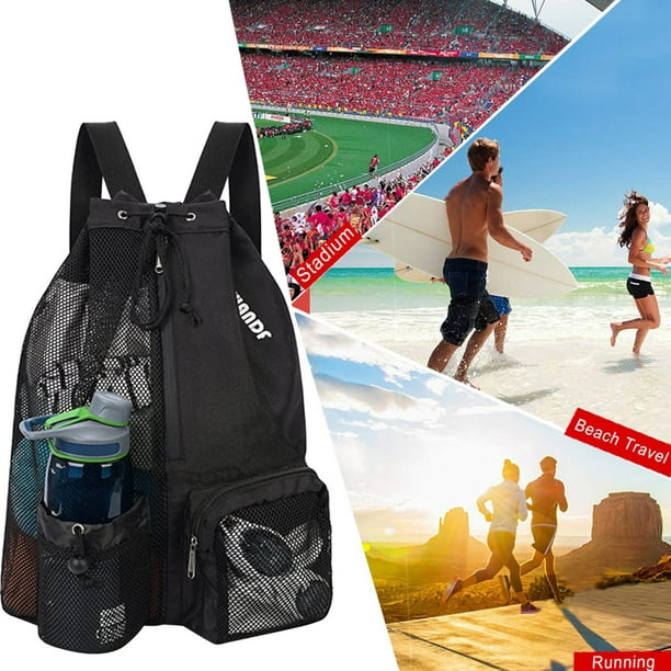 Athletico Bolsa de fútbol con cordón: mochila de fútbol para niños o niñas  también puede llevar baloncesto o voleibol