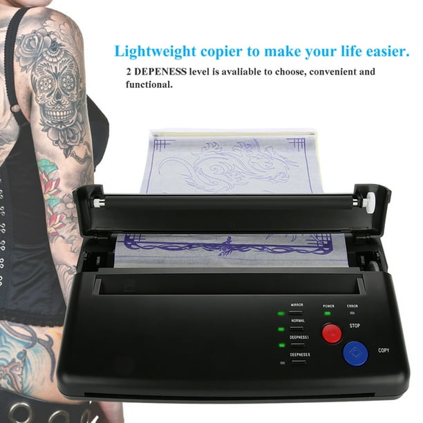 Máquina de plantillas de transferencia de tatuajes Impresora de tatuajes  Impresora térmica Impresora de plantillas de tatuaje Máquina de impresora  con