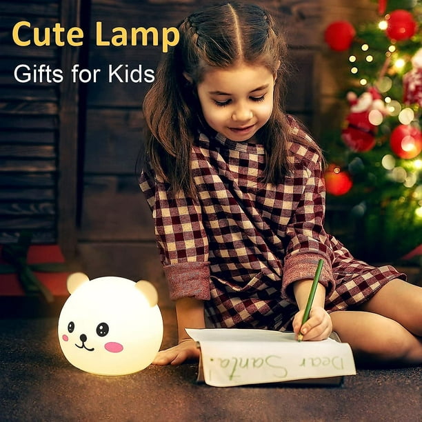 Luz Nocturna para Niños Lámpara de Noche de Silicona/Luces LED