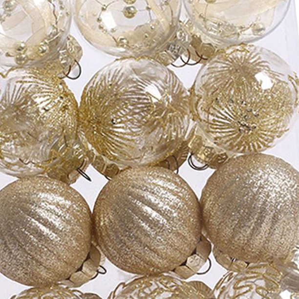 30 Piezas Delicados Adornos de Bolas de Navidad Decoraciones Adornos para  Árboles de Navidad Bolas B Soledad Colgantes Bolas